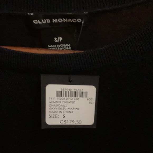 New with tag Club Monaco sweater size small - Picture 2 of 10